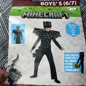 Halloween Costume - Minecraft Ender Dragon Kids - Black